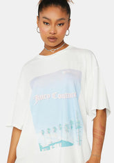 Palm Tree Oversized Tee
