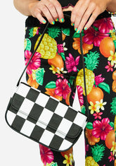 I Know Places Checkered Shoulder Bag