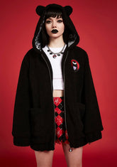 Don't Bother Meow Faux Fur Coat