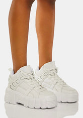 Blanc Match My Energy Platform Sneakers