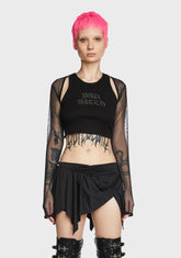 Y2K Sheer Shrug