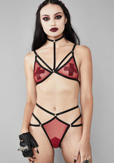 Damning Dame Fishnet Set