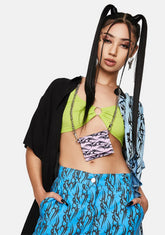 Hot Pink Tattoo Love Card Holder Bag