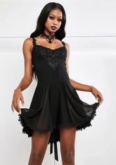 Darkest Desires Lace Mini Dress