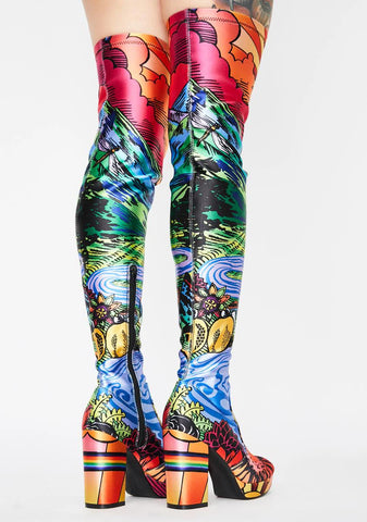 California Dreamin' Thigh High Boots
