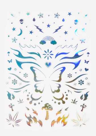 Rave Day Face Decal Mix Pack