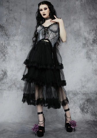 Wretched Retelling Bustier Top