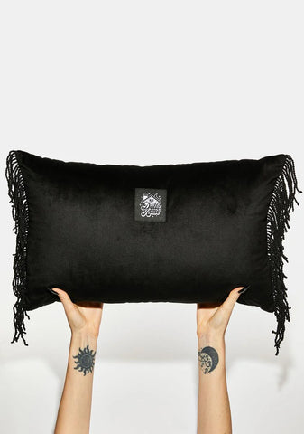 Talking Spirits Fringe Pillow