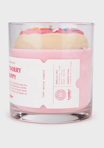 Donut Worry Candle