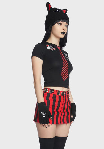 Stay Distant Fingerless Gloves