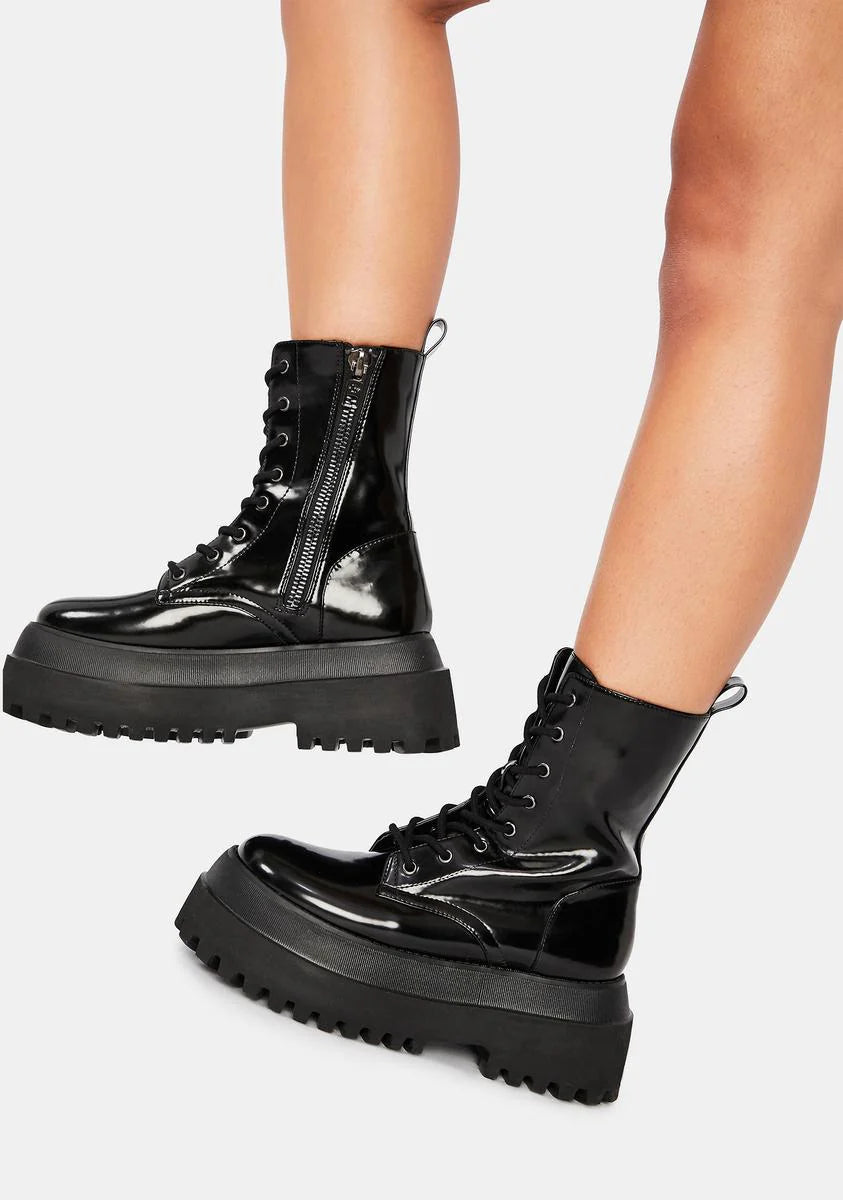 Void Quantum Leap Platform Combat Boots