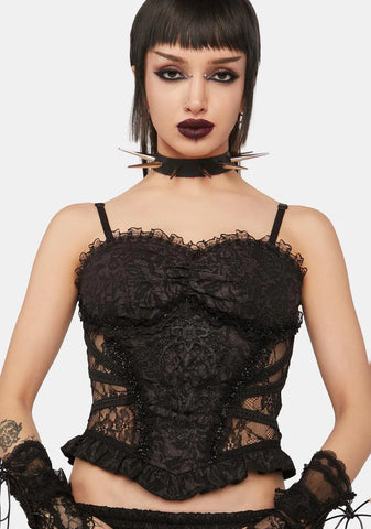 Lace Corset Top