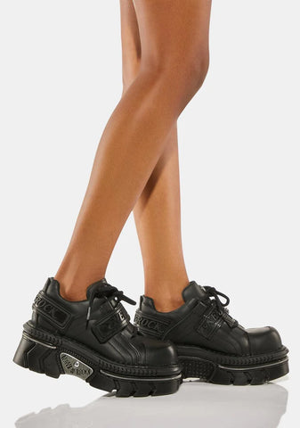 Techno C1 Leather Sneakers