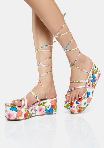 Sunny Days Platform Sandals