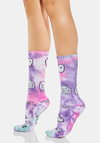 Scatterbrain Crew Socks