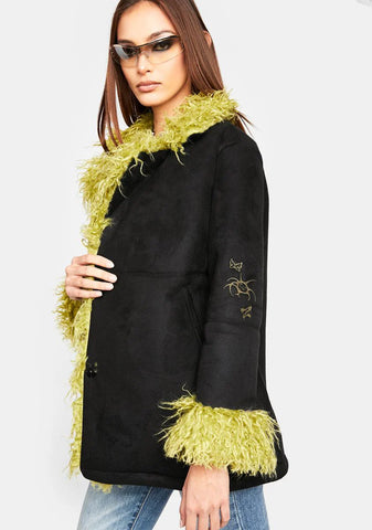 Everyday Y2k Faux Fur Jacket