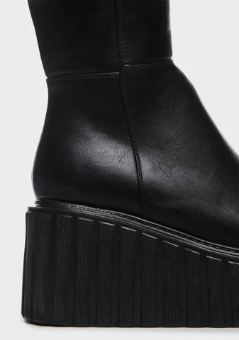 Wide Fit Pillow Talk Knee High Boots