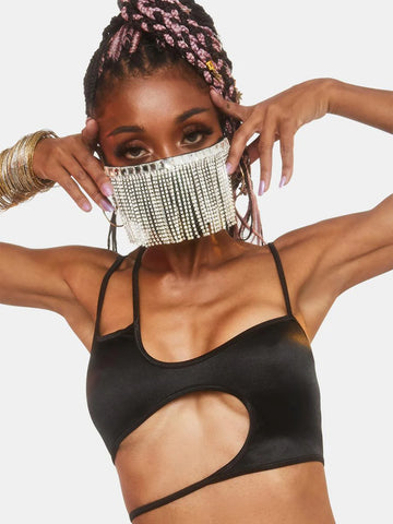 Supernova Girl Asymmetrical Bra Top