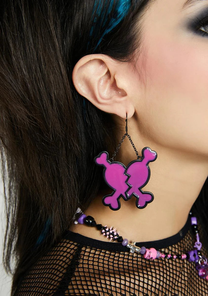 Better Off Broken Heart Earrings