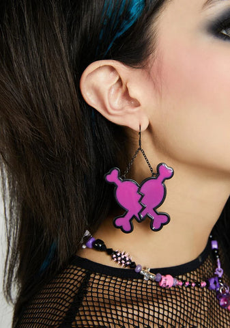 Better Off Broken Heart Earrings