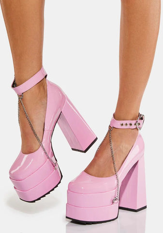 Sweetheart Platform Heels
