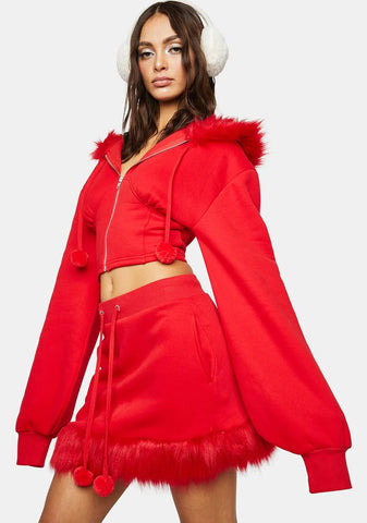 Moment Of Love Corset Hoodie