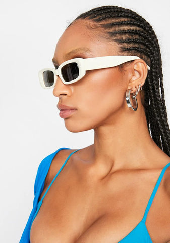 Suck It Bone Square Sunglasses