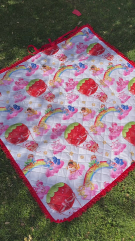 Clouds And Rainbows Picnic Blanket