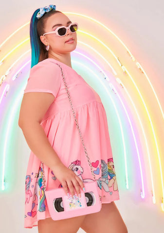 Lil Pinkie Pie's Sugar Rush Chiffon Babydoll Dress