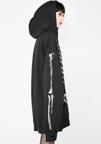 In Ya Bones Hoodie Dress