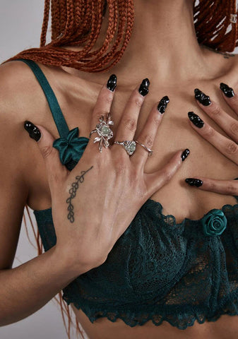 Vivid Memories Jade Ring Set