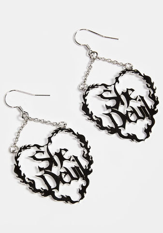 Causing Trouble Drop Earrings