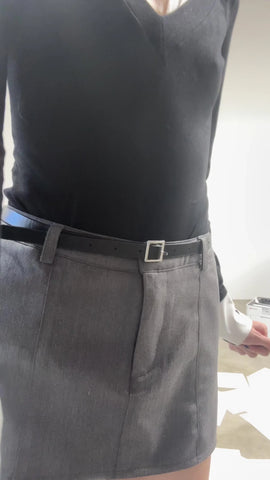 Meredith Suiting Mini Skirt