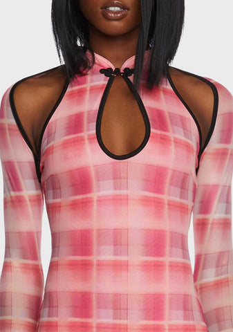 Rose Never Before Seen Mini Dress