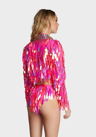 Pink Angel Dust Sequin Jacket