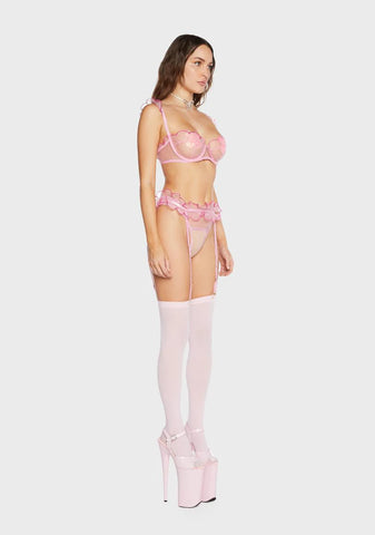 Sheer Your Location Lingerie Set
