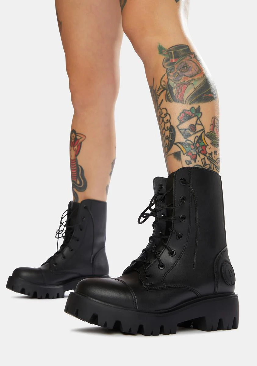 Vinca Vegan Leather Boots