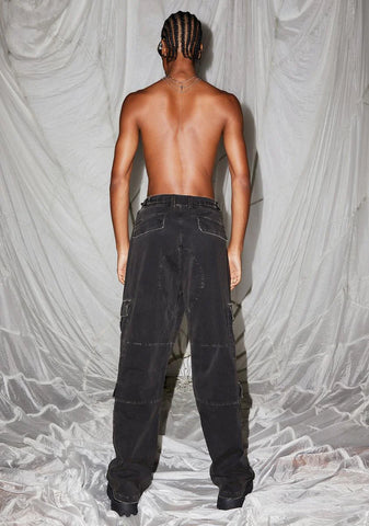 Reverb Unisex Washed Cargo Pants