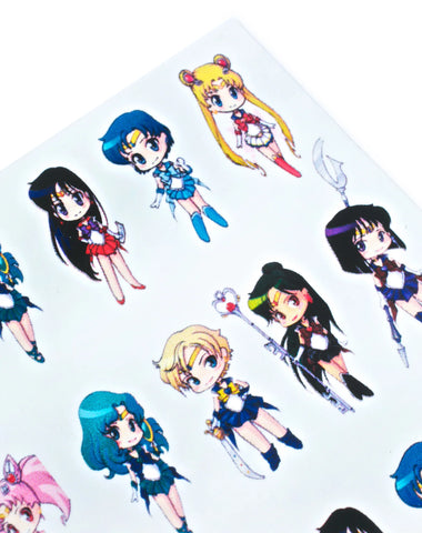 Chibi Moon Babes Nail Stickers