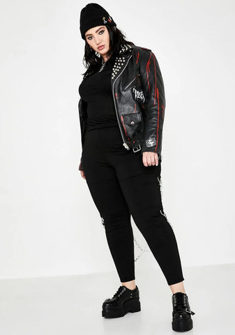 Such Tragic Irony Chained Leggings