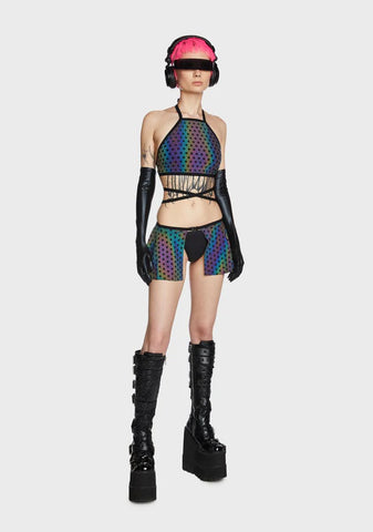 Sacred Geo Buckle Skirt