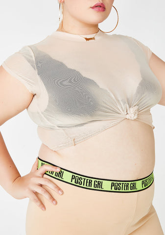 Charmed Miss Ya Knot Sheer Tee