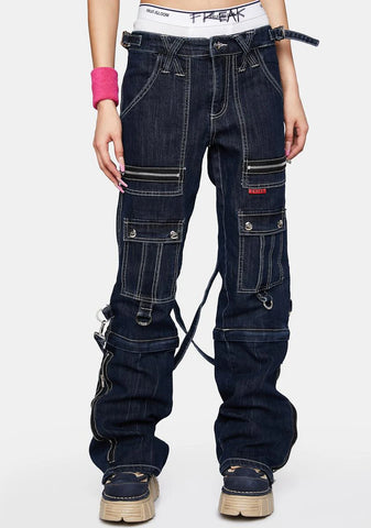 Denim Rough Ready Bondage Pants