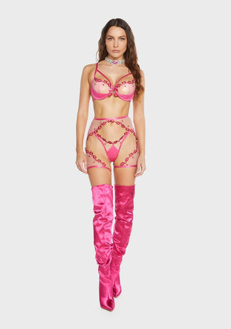 Kiss And Tell Garter Set