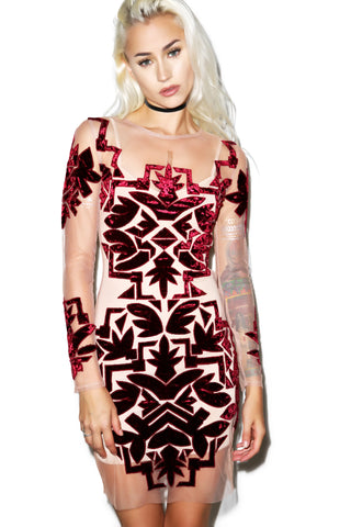 Vienna Mini Dress - Purple