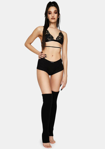 Black Starlit Bralette