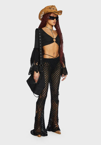 Stage Hoppin' Crochet Pants