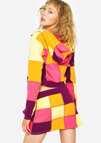 Sunny Later Days Patchwork Skirt