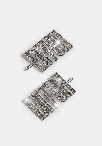 Speak My Piece Hair Clip Set