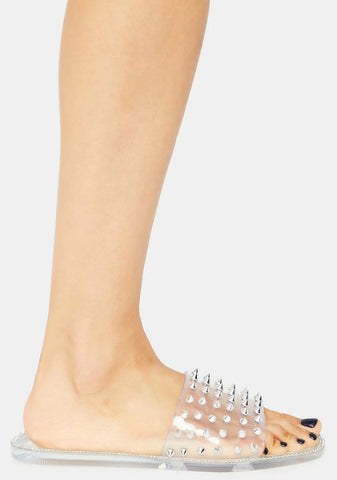 Clearly Such A Stud Spiky Slides